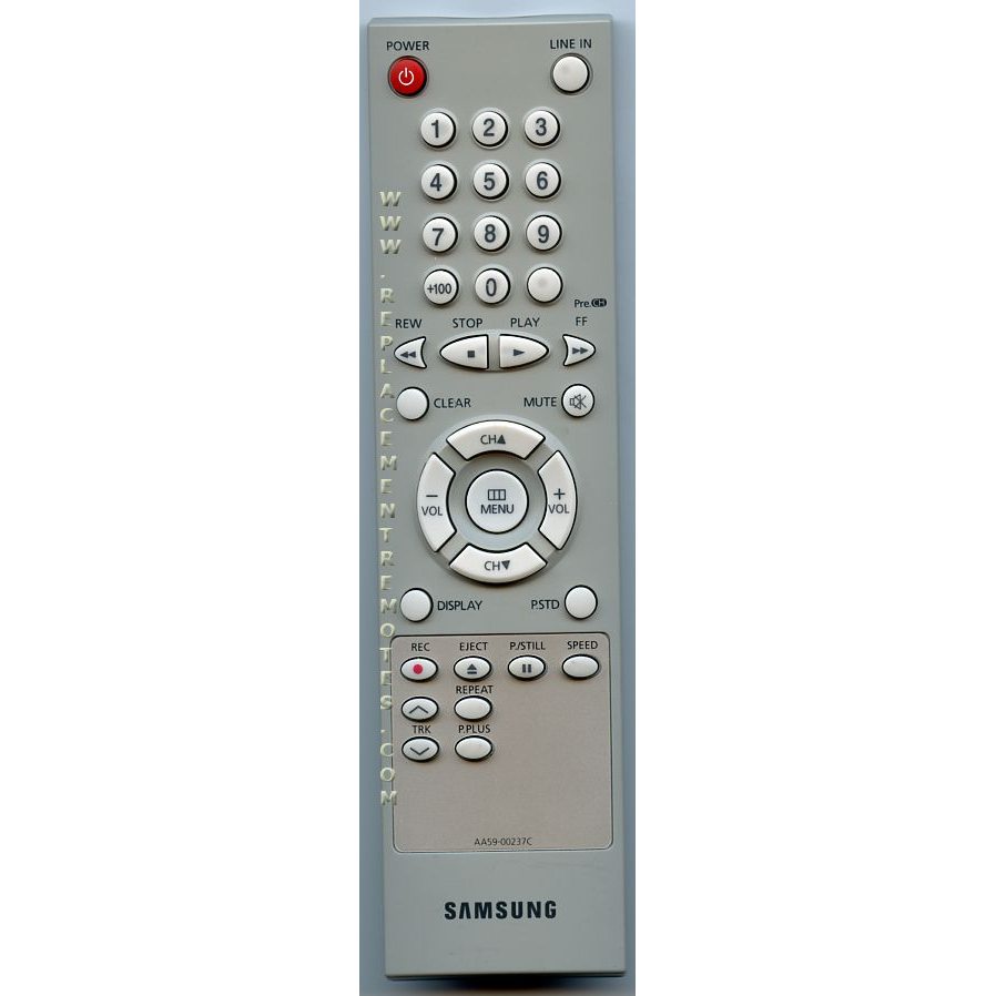 Samsung AA5900237C VCR Remote Control