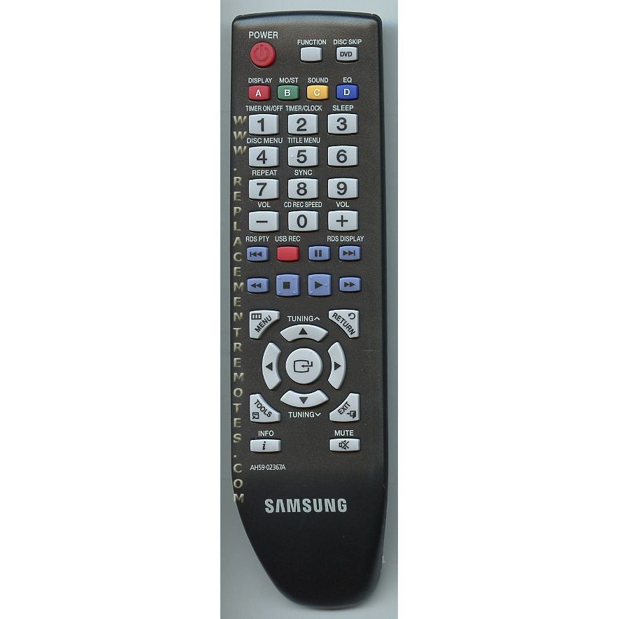 Samsung AH5902367A DVD Remote Control