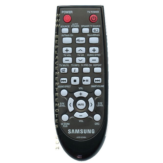 Samsung AH5902546A Sound Bar Remote Control