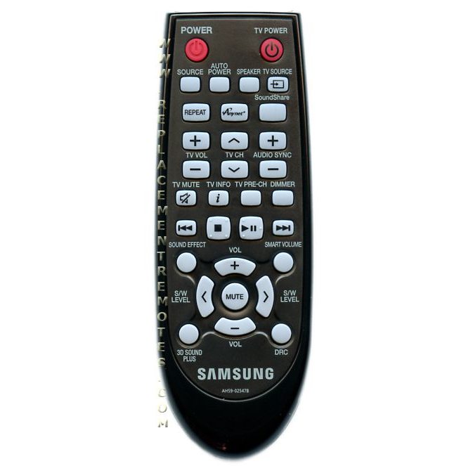 Samsung AH5902547B Sound Bar Remote Control