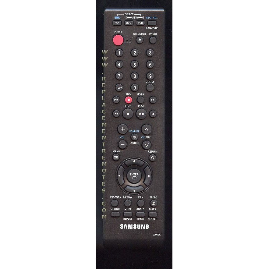 Samsung AK5900052C DVD/VCR Remote Control