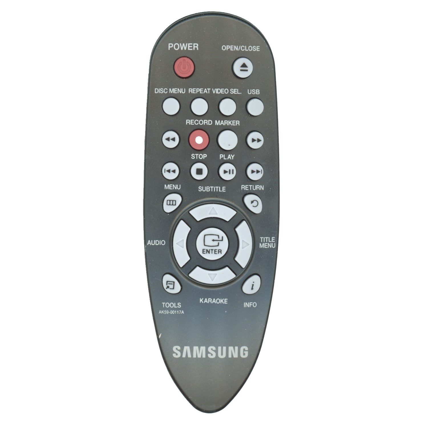 Samsung AK5900117A Karaoke DVD Remote Control