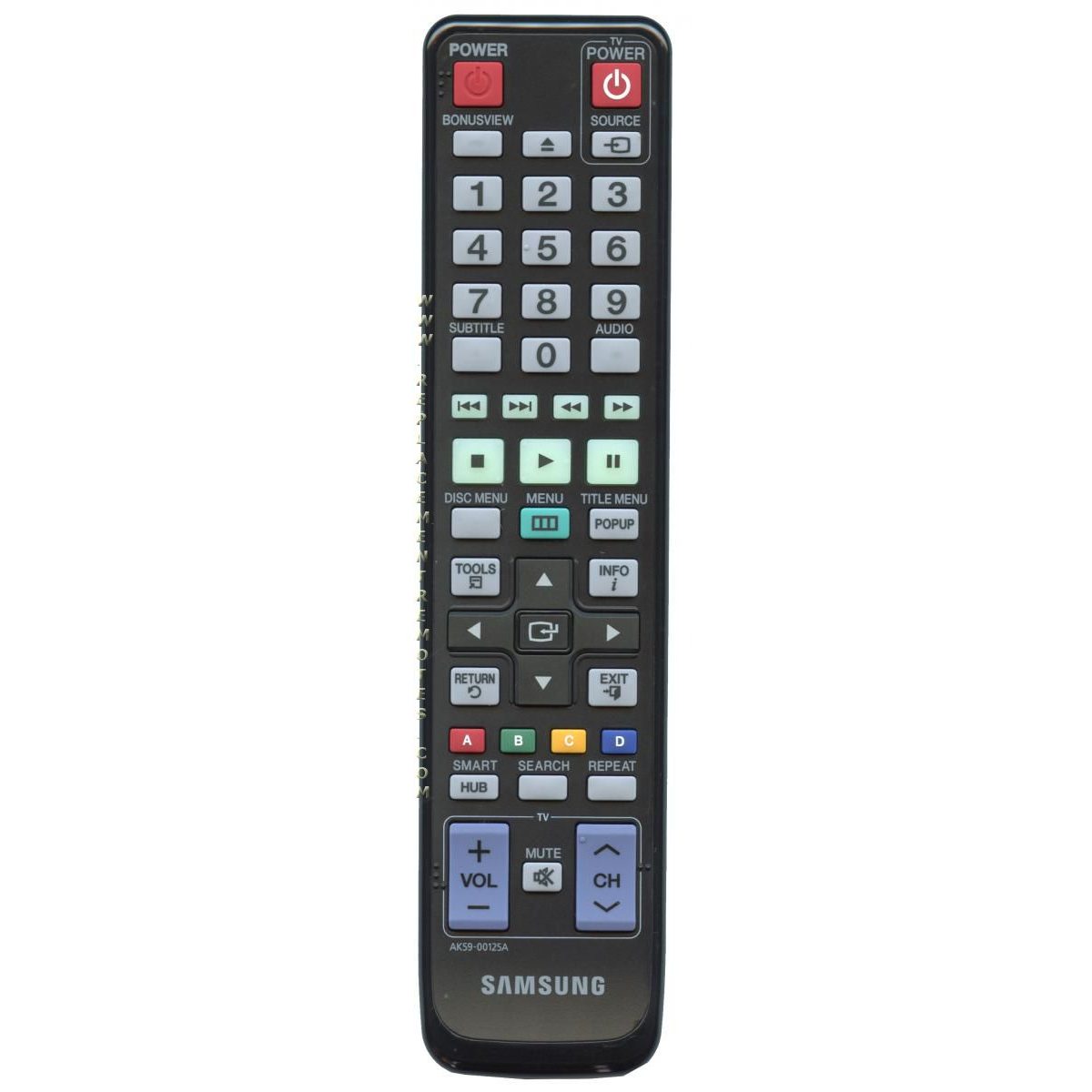 Samsung AK5900125A Blu-ray Remote Control