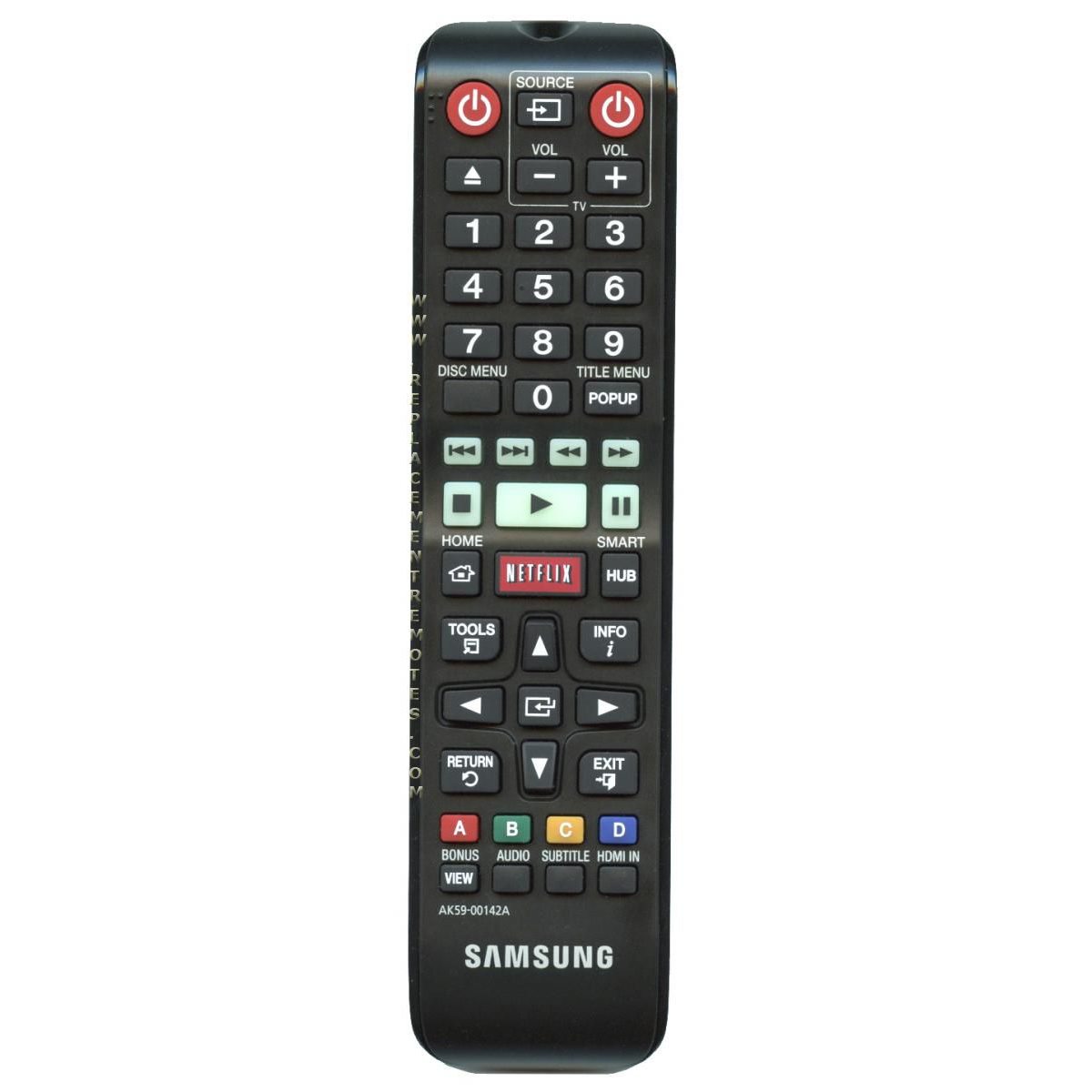 Samsung AK5900142A Blu-ray Remote Control