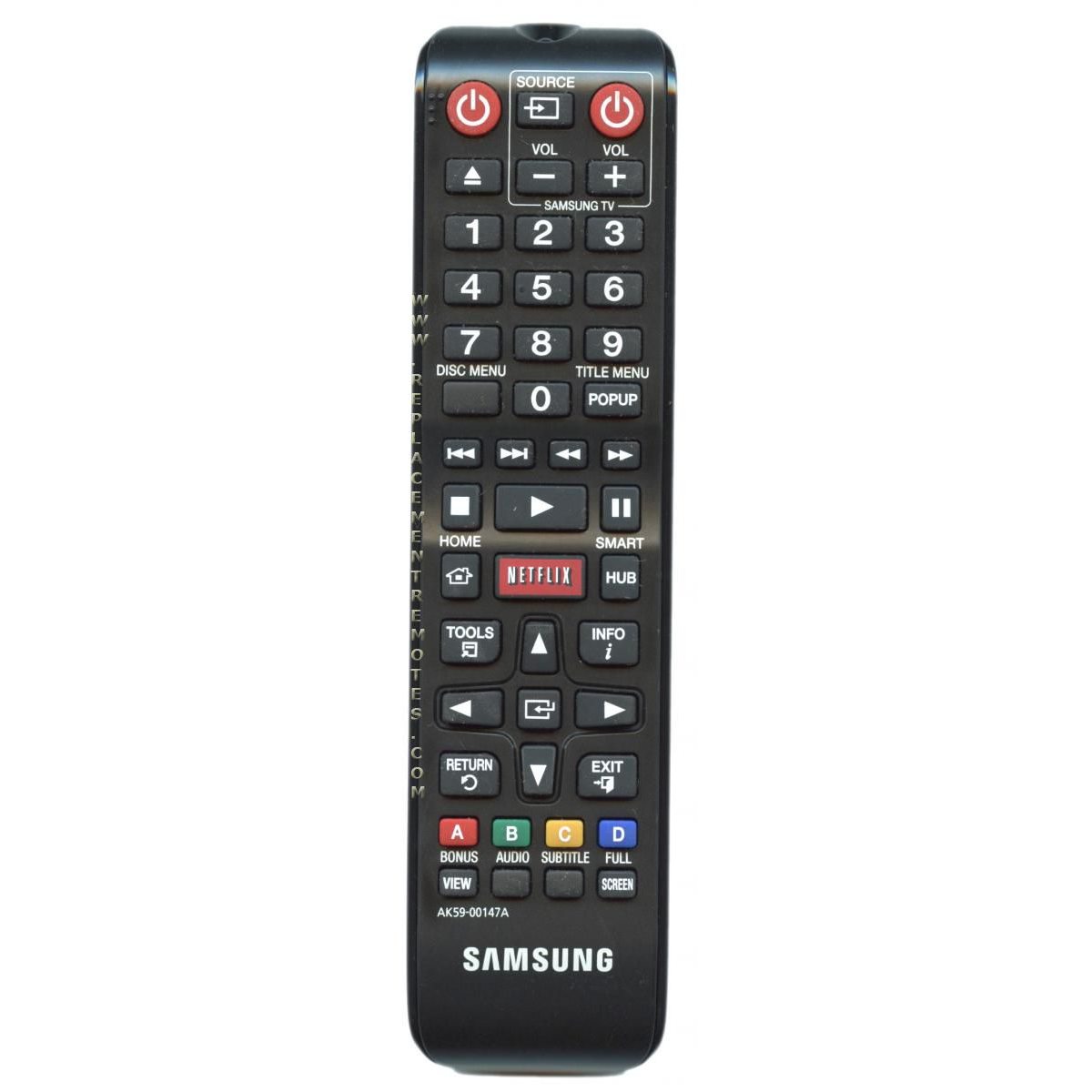 Samsung AK5900147A Blu-ray Remote Control