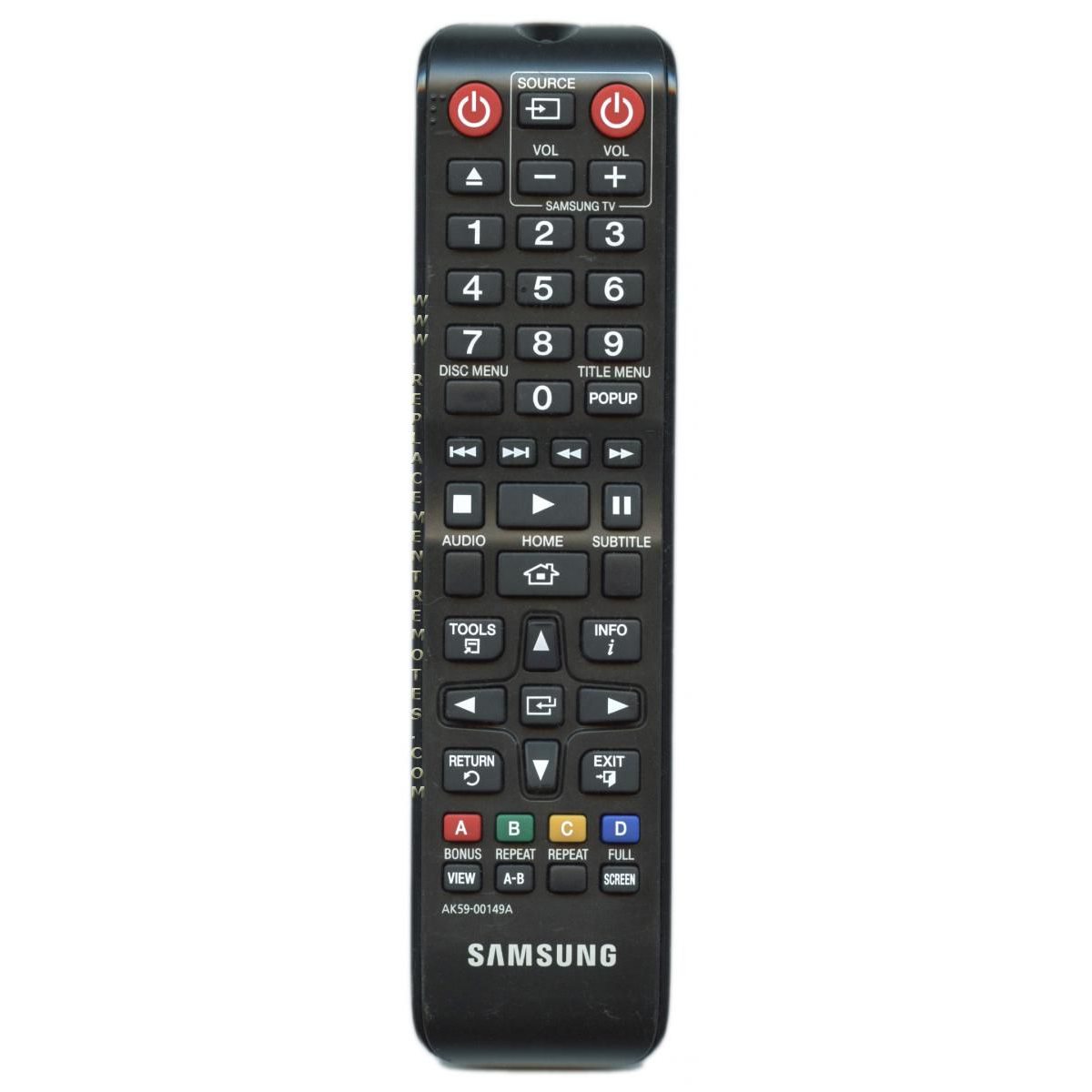 Samsung AK5900149A Blu-ray Remote Control