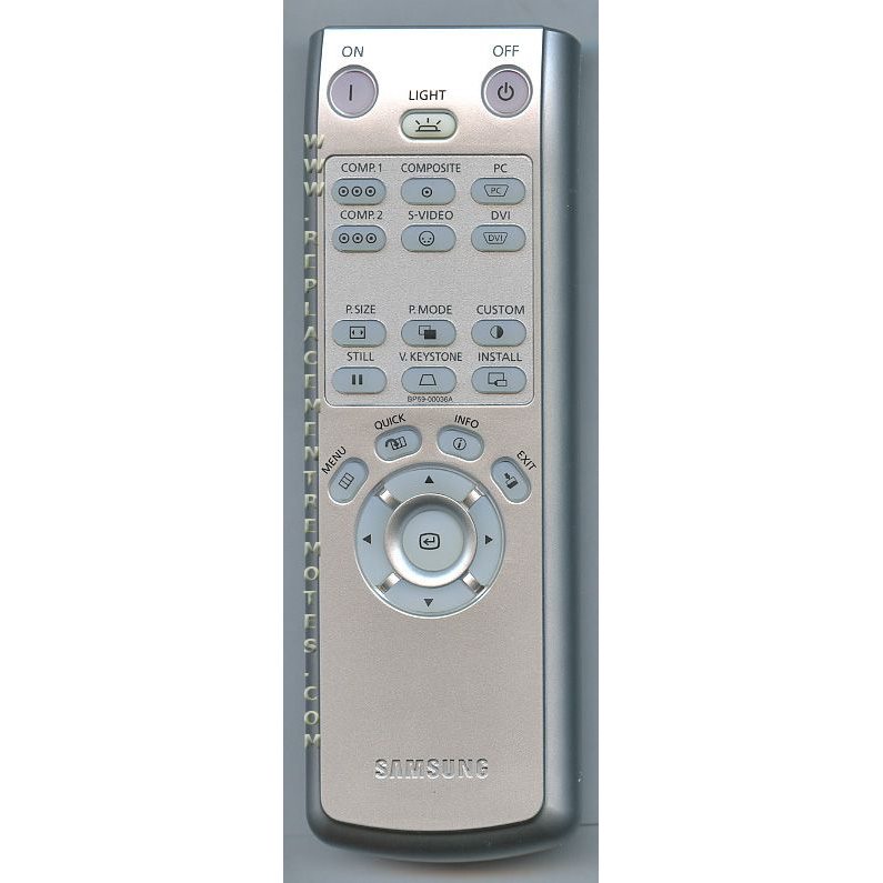 Samsung BP5900036A Projector Remote Control