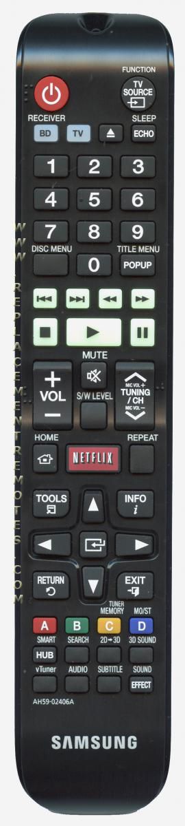 Samsung AH5902406A Blu-ray Remote Control