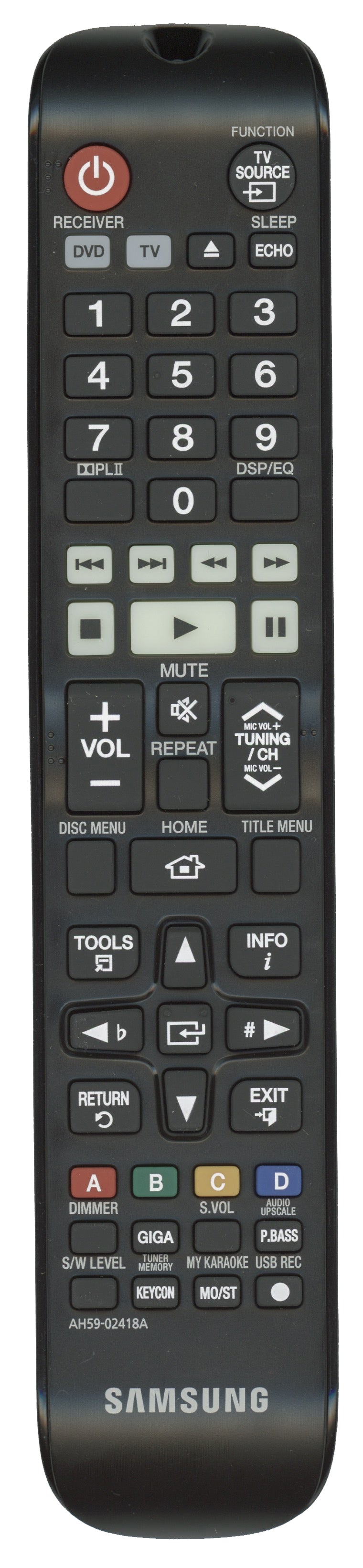 Samsung AH5902418A Home Theater Remote Control