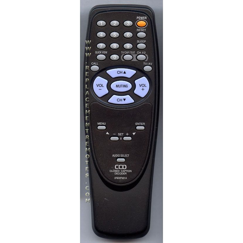 SANSUI 076D0FM01A TV Remote Control