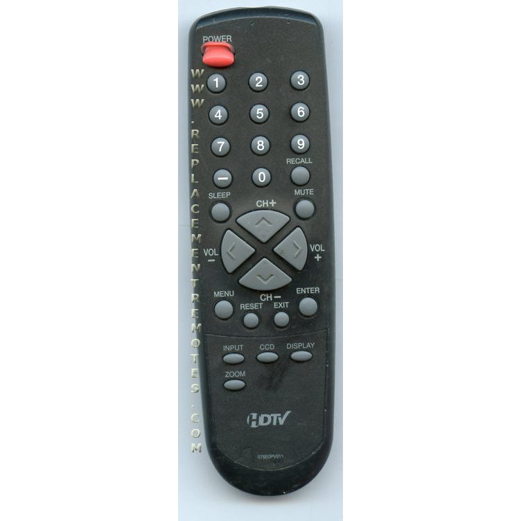 SANSUI 076E0PV011 TV Remote Control