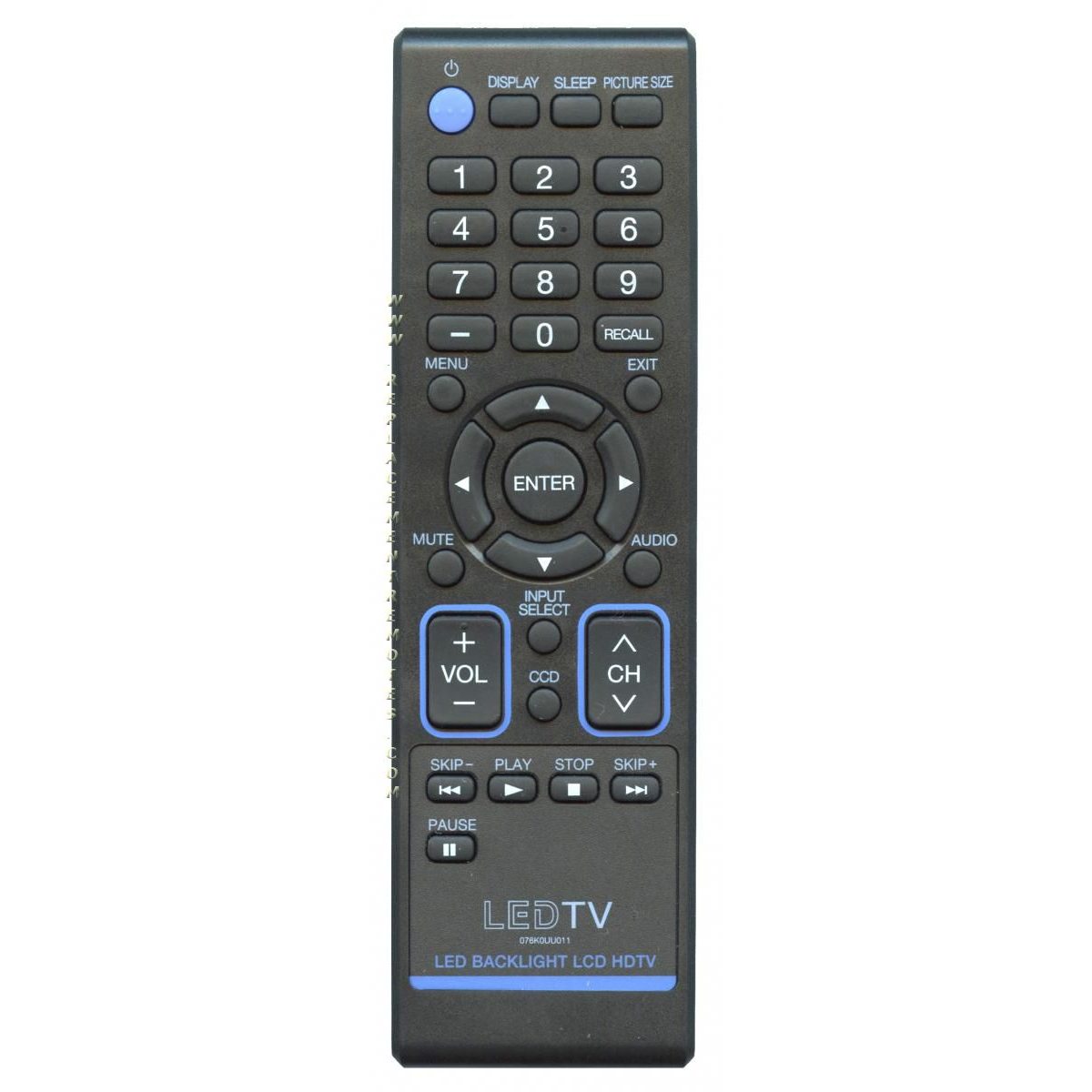 SANSUI 076K0UU011 TV Remote Control