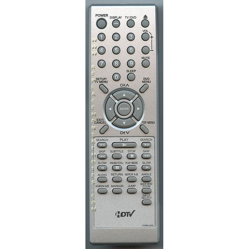 SANSUI 076R0LJ020 TV/DVD Remote Control