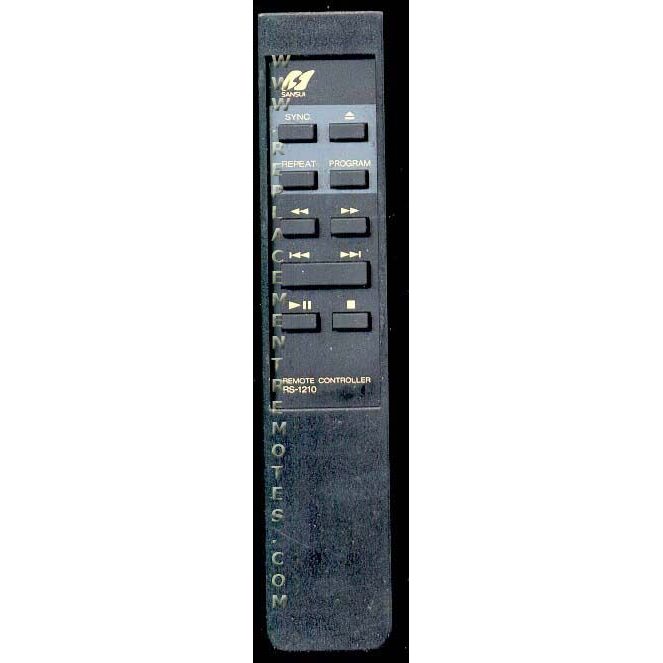 SANSUI RS1210 Audio Remote Control