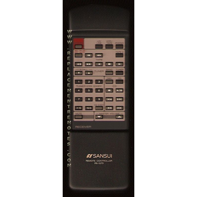 SANSUI RS1570 Audio Remote Control