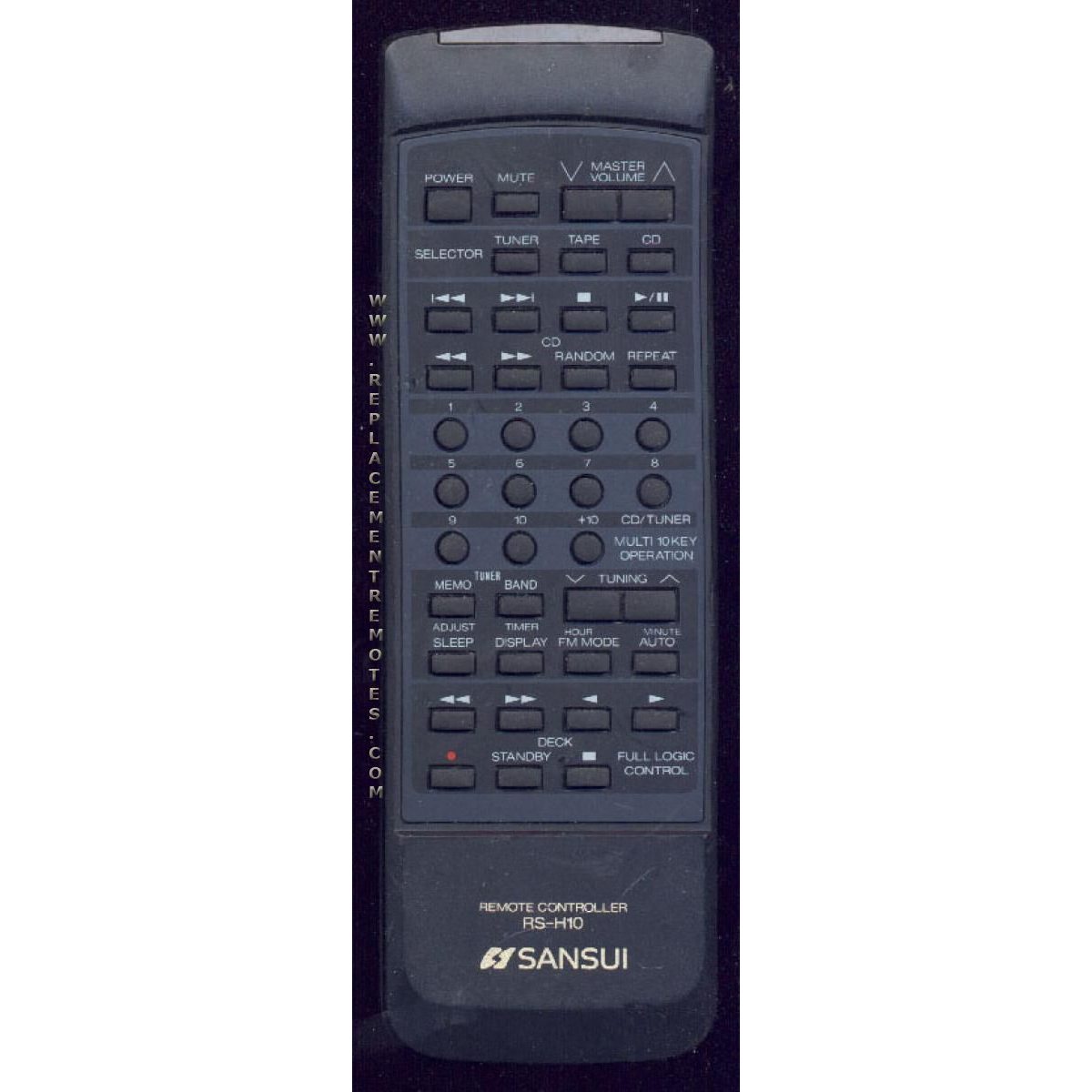 SANSUI RSH10 Audio Remote Control