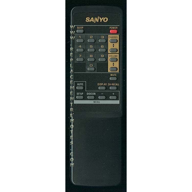 Sanyo 6102298550 TV Remote Control