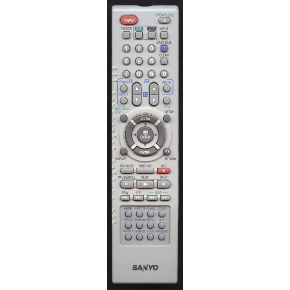 Sanyo A226 TV/DVD Remote Control