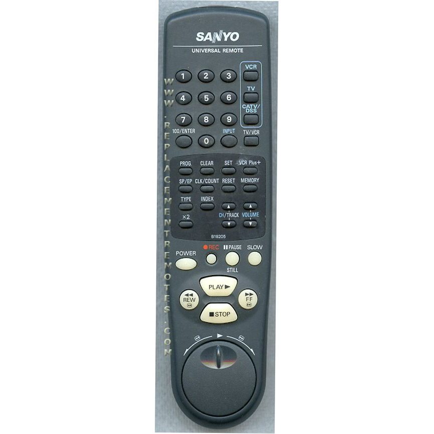 Sanyo B19205 DVD Remote Control