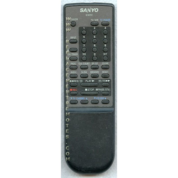 Sanyo B19701 TV/VCR Remote Control