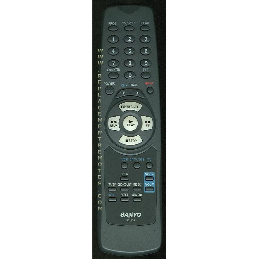 Sanyo B21203 VCR Remote Control