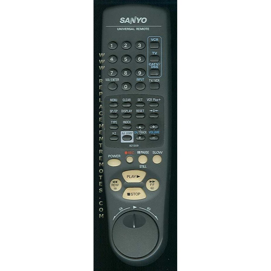 Sanyo B21309 VCR Remote Control