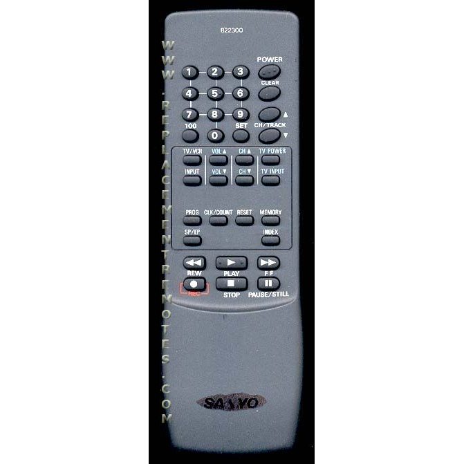 Sanyo B22300 VCR Remote Control