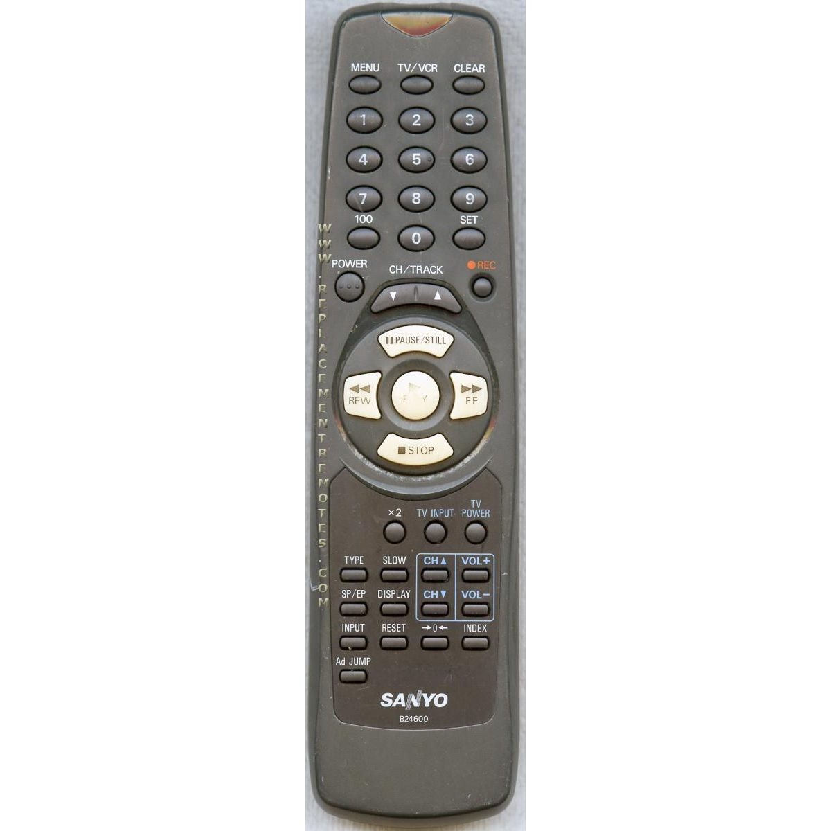 Sanyo B24600 VCR Remote Control