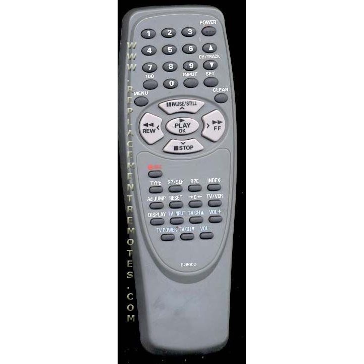 Sanyo B28000 VCR Remote Control