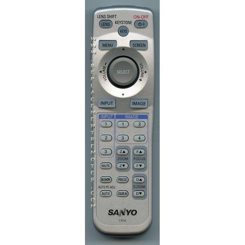 Sanyo CXLK Projector Remote Control