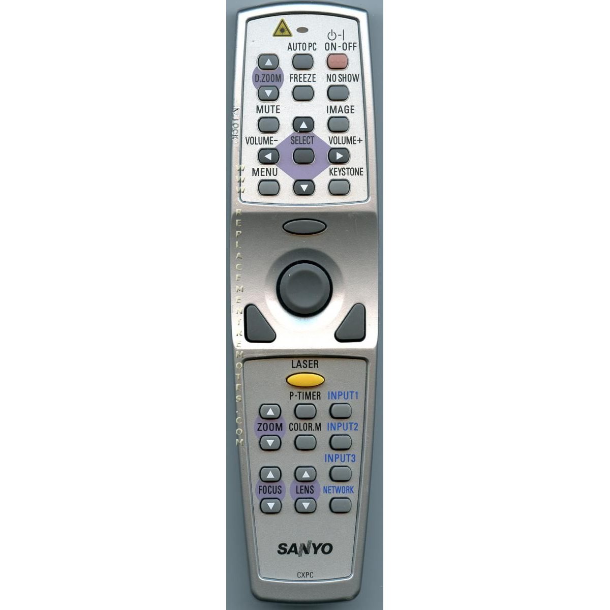 Sanyo CXPC Projector Remote Control