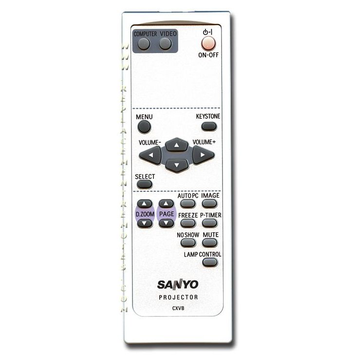 Sanyo CXVB Projector Remote Control