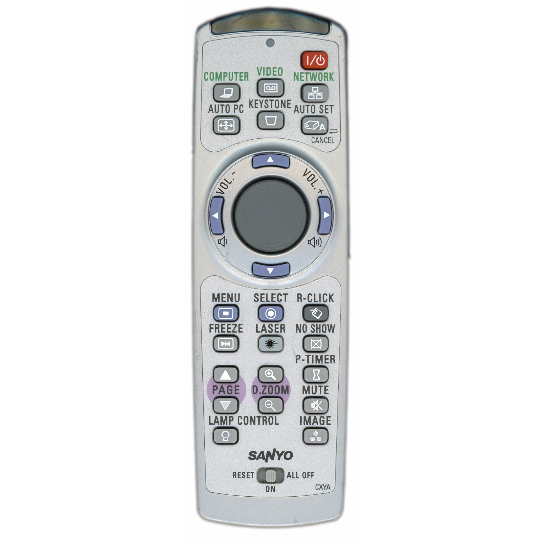 Sanyo CXYA Projector Remote Control