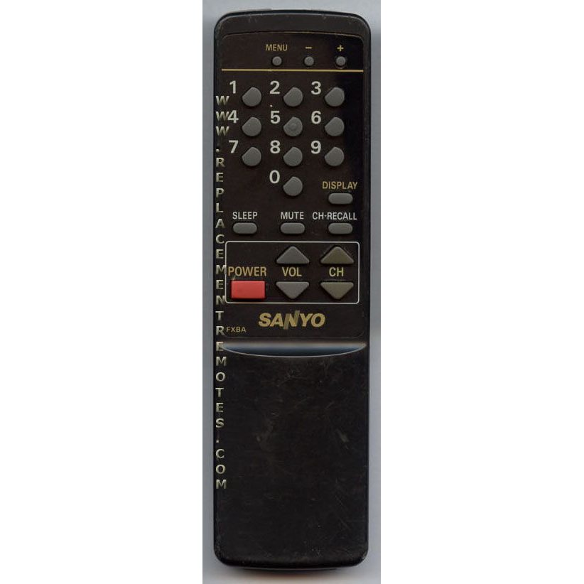 Sanyo FXBA TV Remote Control