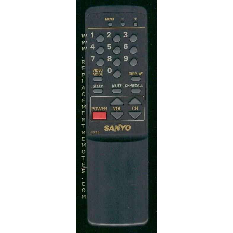 Sanyo FXBB TV Remote Control