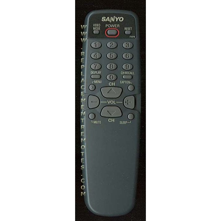 Sanyo FXFK TV Remote Control