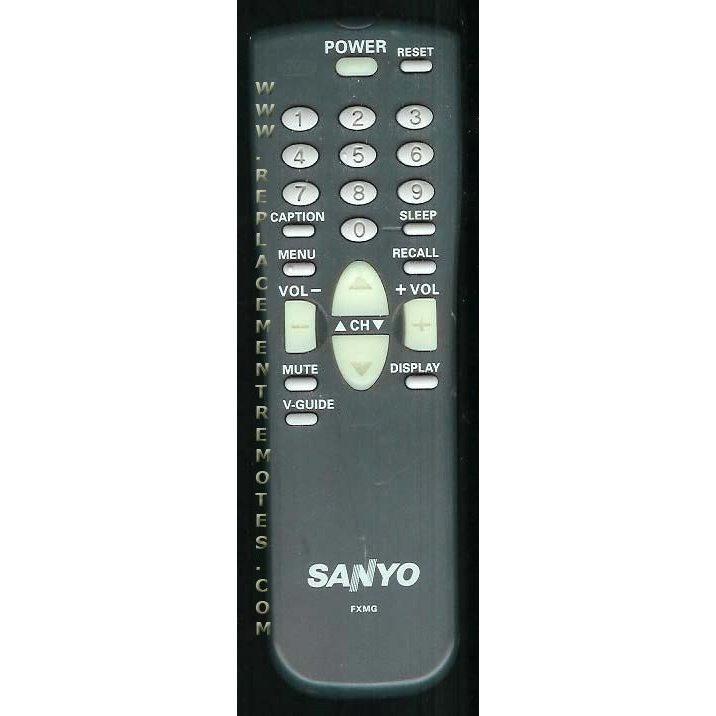 Sanyo FXMG TV Remote Control