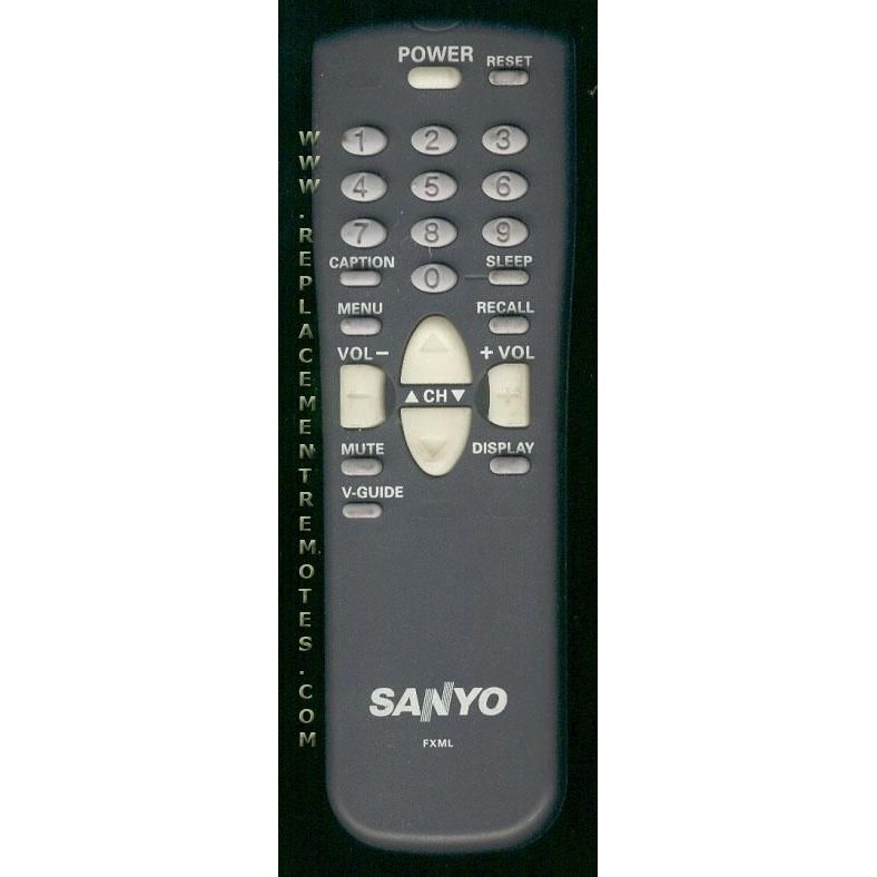 Sanyo FXML TV Remote Control