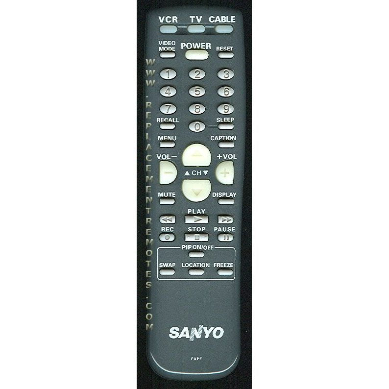 Sanyo FXPF Receiver Remote Control