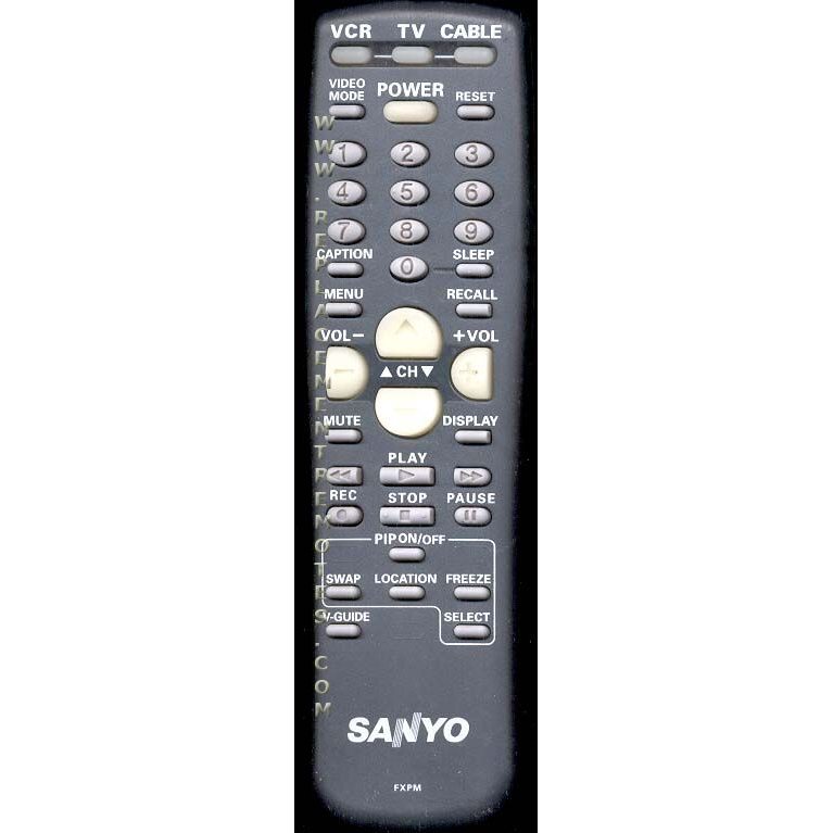 Sanyo FXPM TV Remote Control