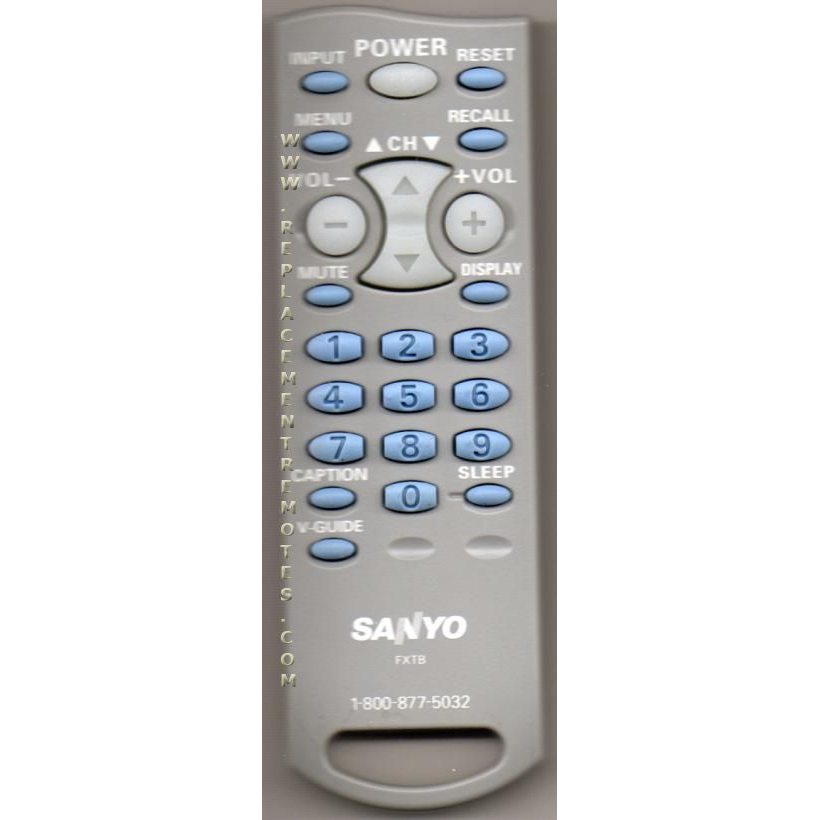 Sanyo FXTB TV Remote Control