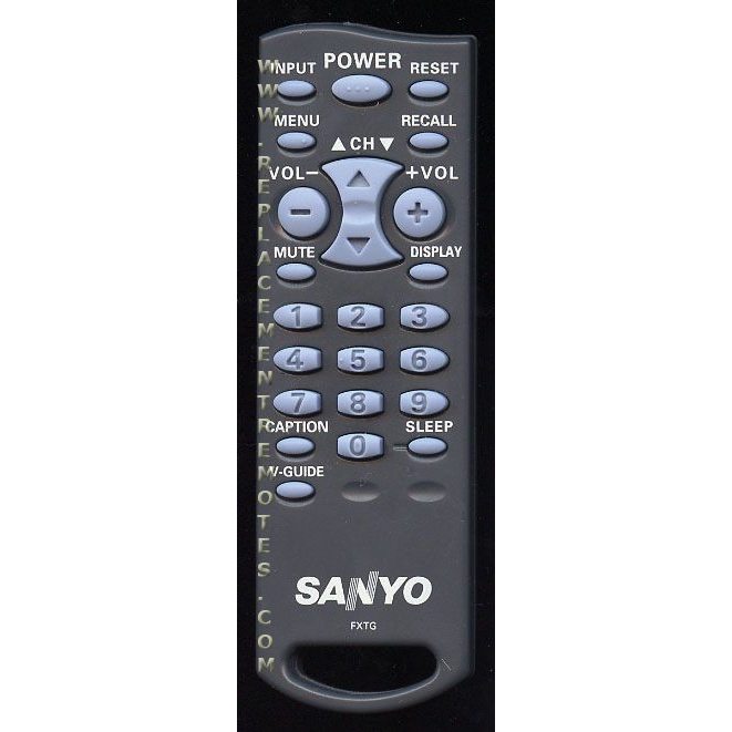 Sanyo FXTG TV Remote Control