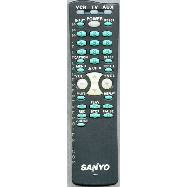 Sanyo FXVF TV Remote Control