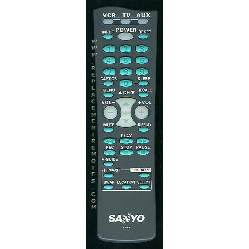 Sanyo FXVM TV Remote Control