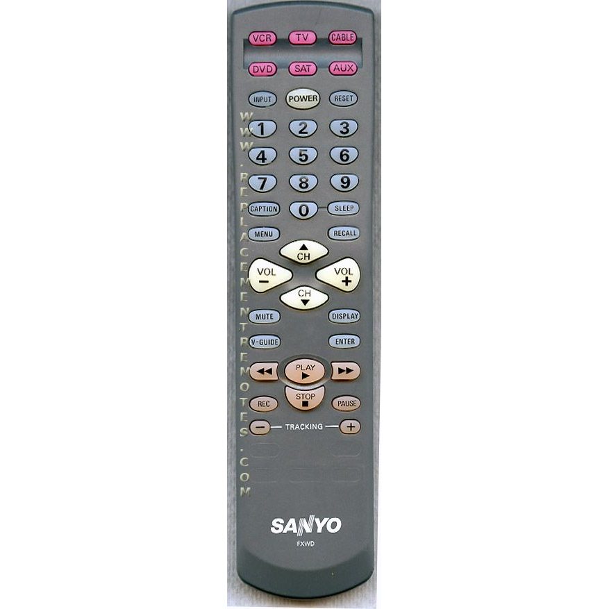 Sanyo FXWD TV Remote Control