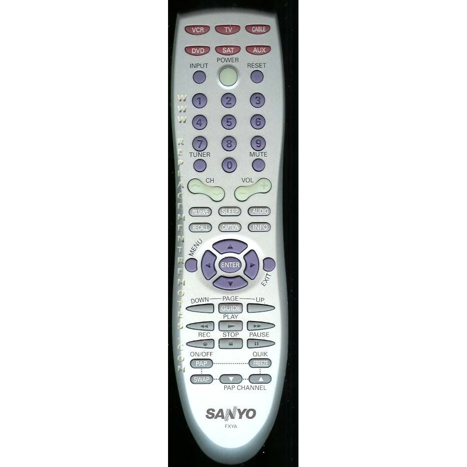 Sanyo FXYA TV Remote Control