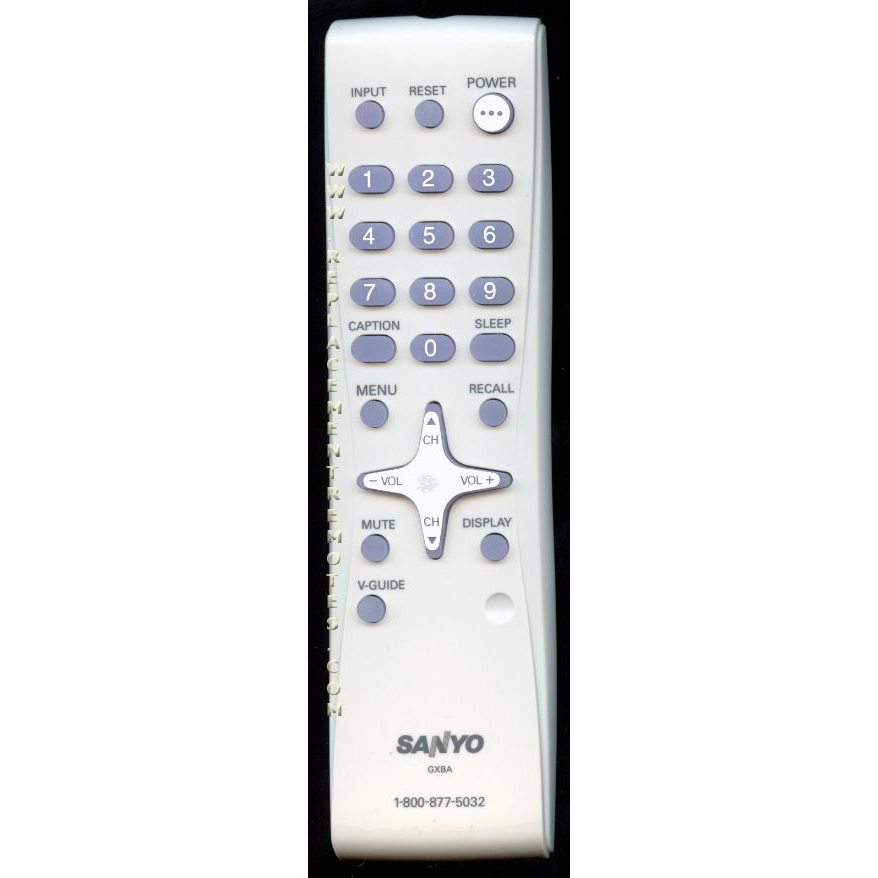 Sanyo GXBA TV Remote Control