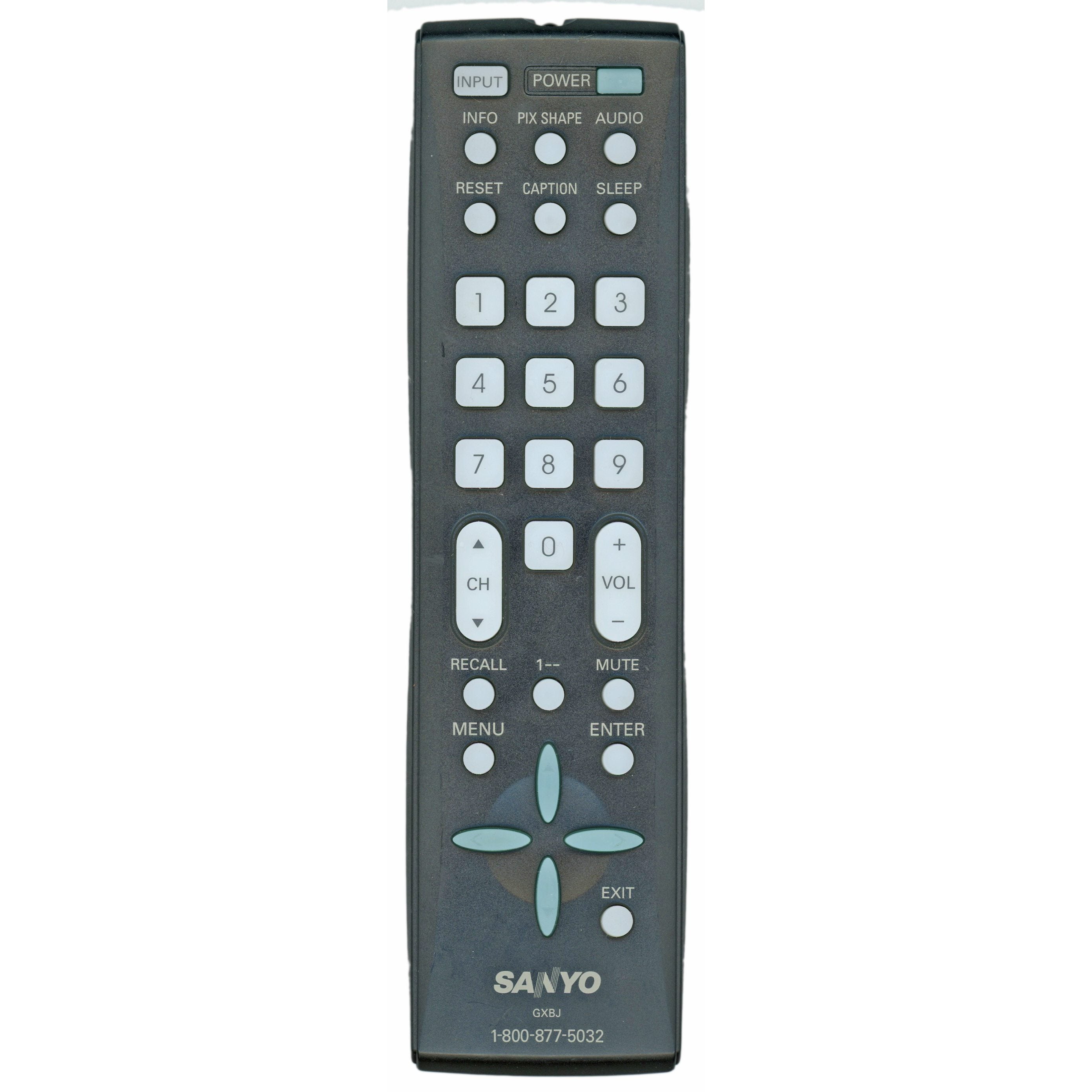 Sanyo GXBJ TV Remote Control