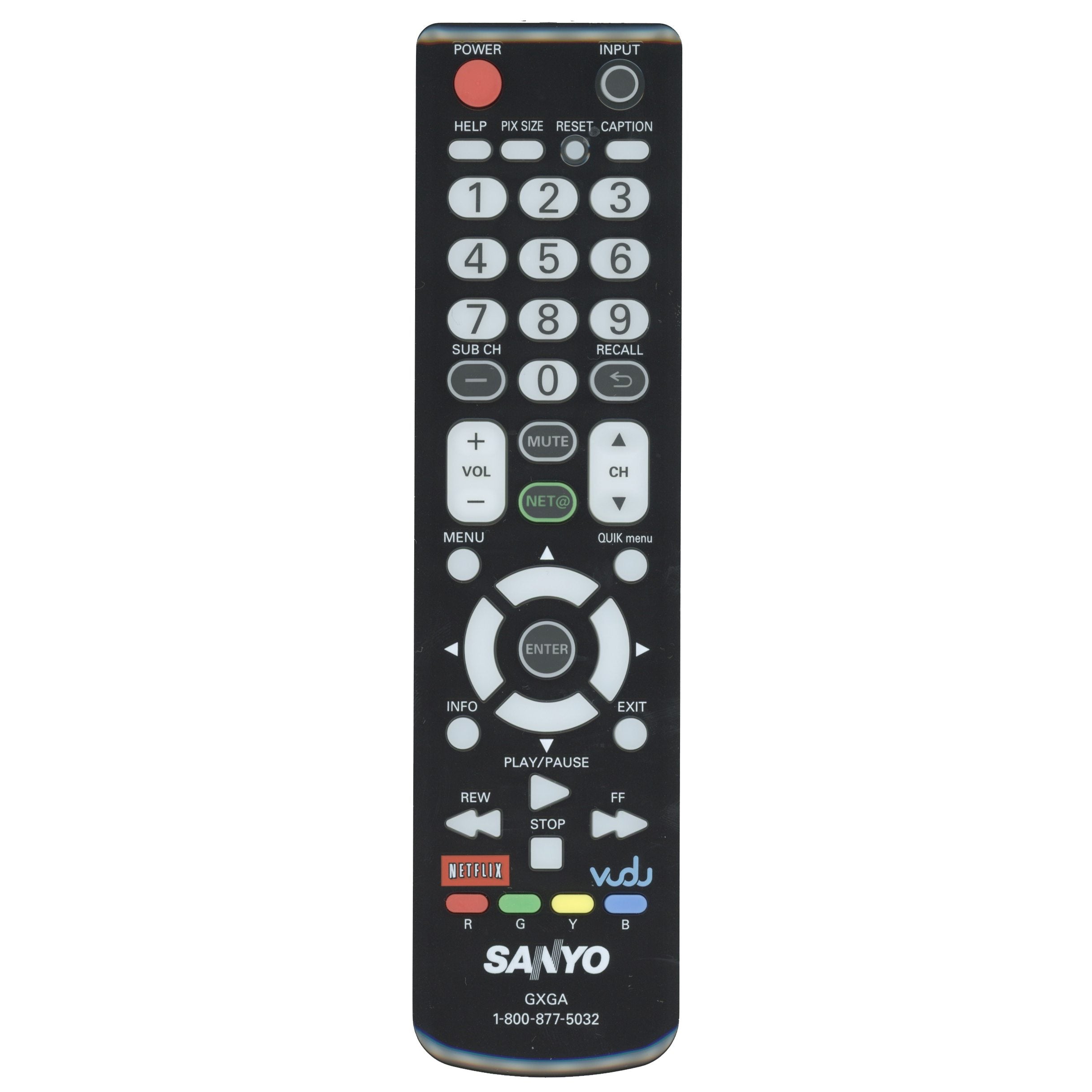 Sanyo GXGA TV Remote Control