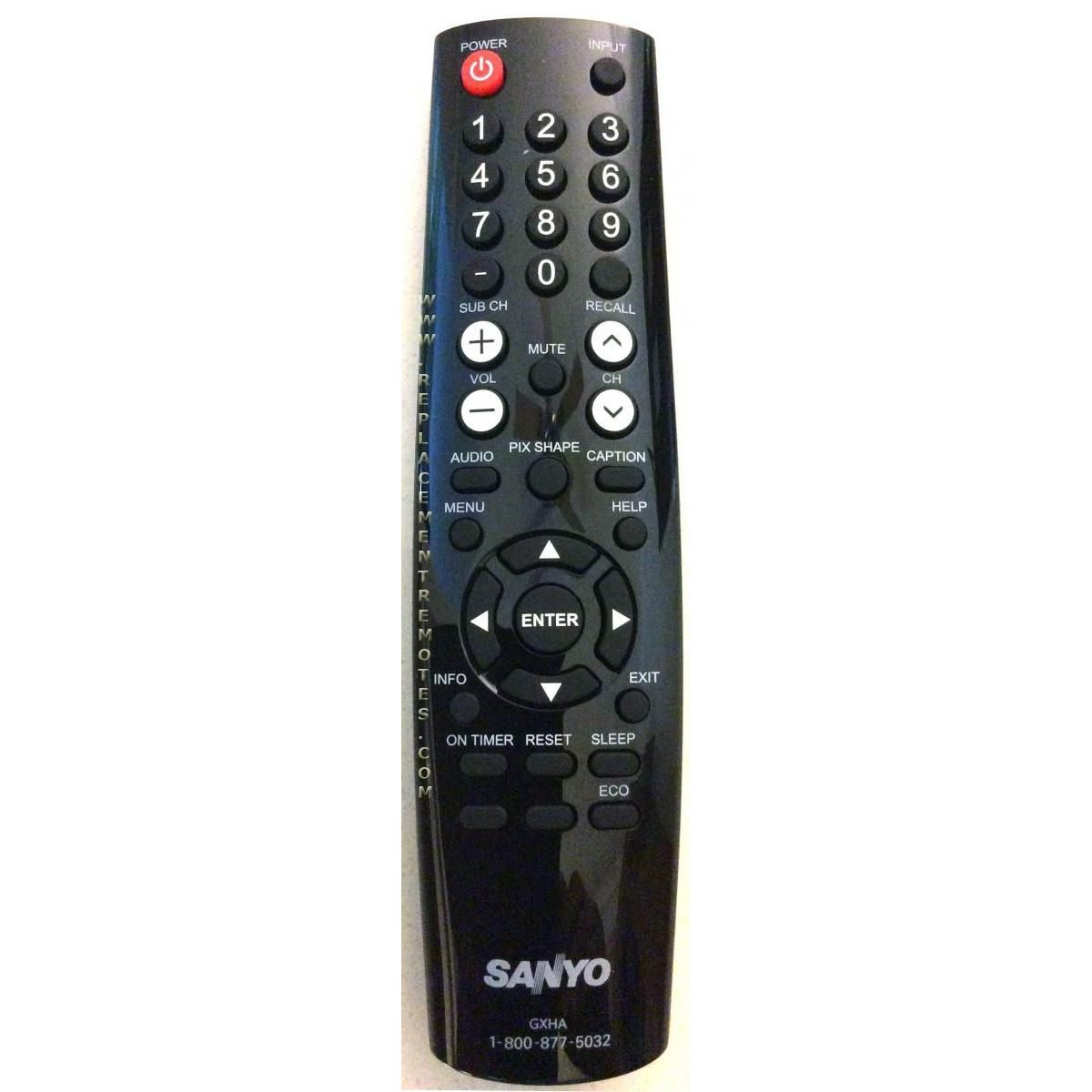 Sanyo GXHA TV Remote Control